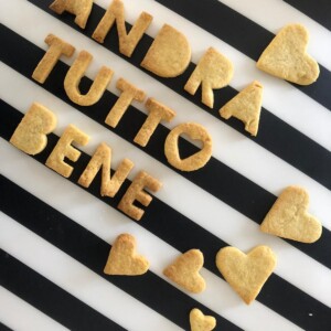 Marcella, la Coordinatrice dei Progetti di Ness1 Escluso, ha fatto dei biscotti in casa pieni di…speranza!
