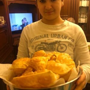 “Ciao da Fabian, oggi ho fatto il gnocco fritto!”